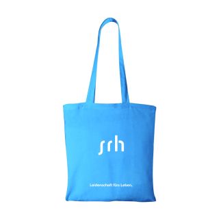 srh Baumwolltragetasche Blau